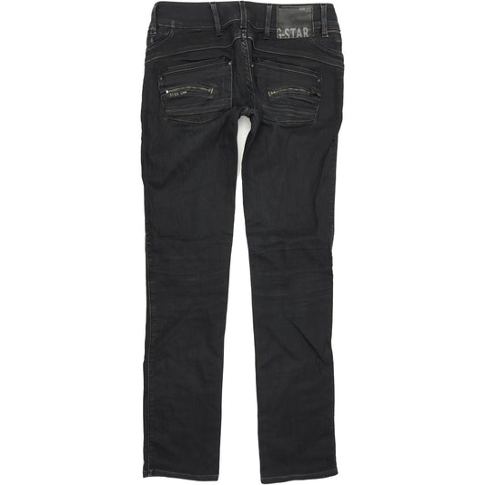 G-Star Berlin Women Blue Straight Regular Stretch Jeans W27 L34