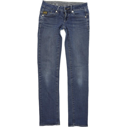 G-Star Midge Women Blue Straight Regular Stretch Jeans W26 L33