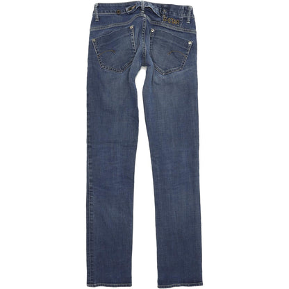 G-Star Midge Women Blue Straight Regular Stretch Jeans W26 L33