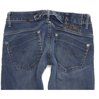 G-Star Midge Women Blue Straight Regular Stretch Jeans W26 L33