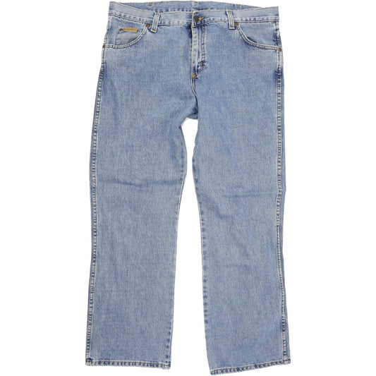 Wrangler Men Blue Straight Regular Jeans W36 L32