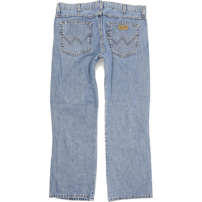 Wrangler Men Blue Straight Regular Jeans W36 L32