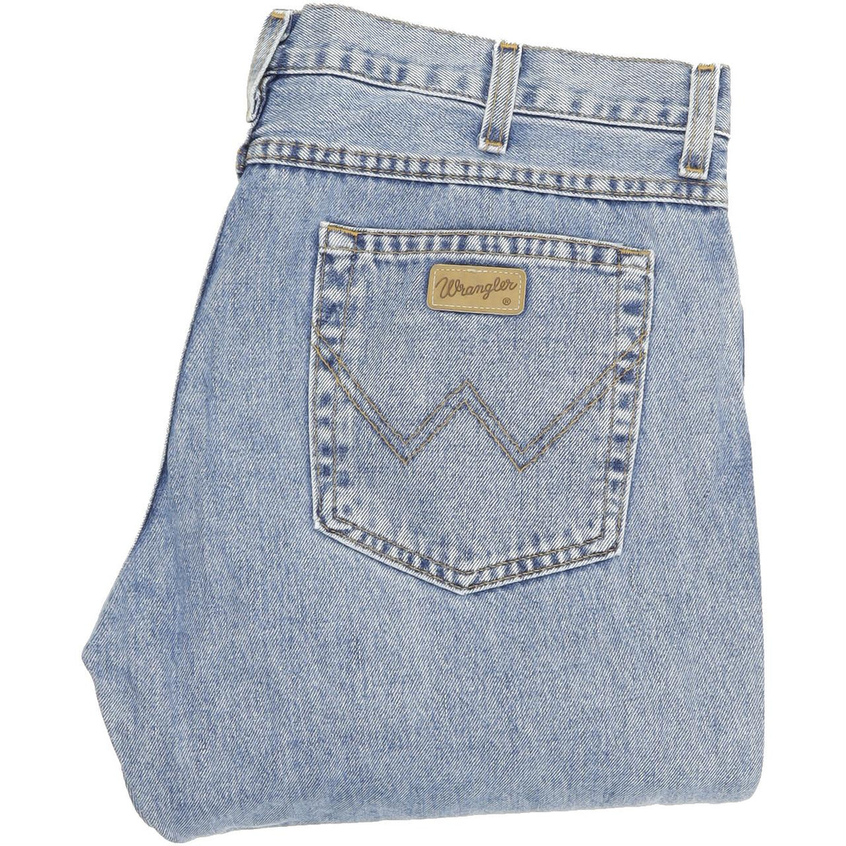 Wrangler Men Blue Straight Regular Jeans W36 L32