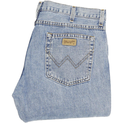 Wrangler Men Blue Straight Regular Jeans W36 L32