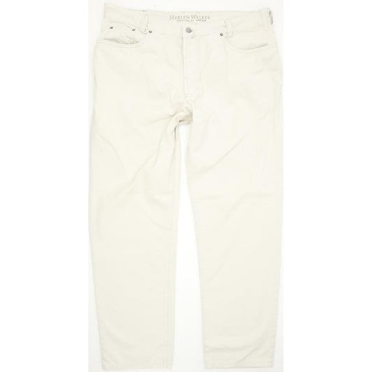 Joker Harlem Walker Men Beige Straight Regular Jeans W40 L32