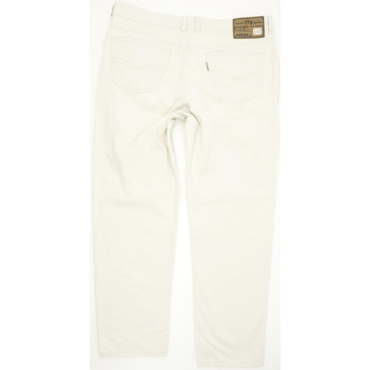 Joker Harlem Walker Men Beige Straight Regular Jeans W40 L32
