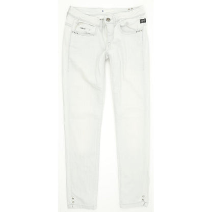 G-Star Aston Women Blue Skinny Slim Stretch Jeans W27 L32