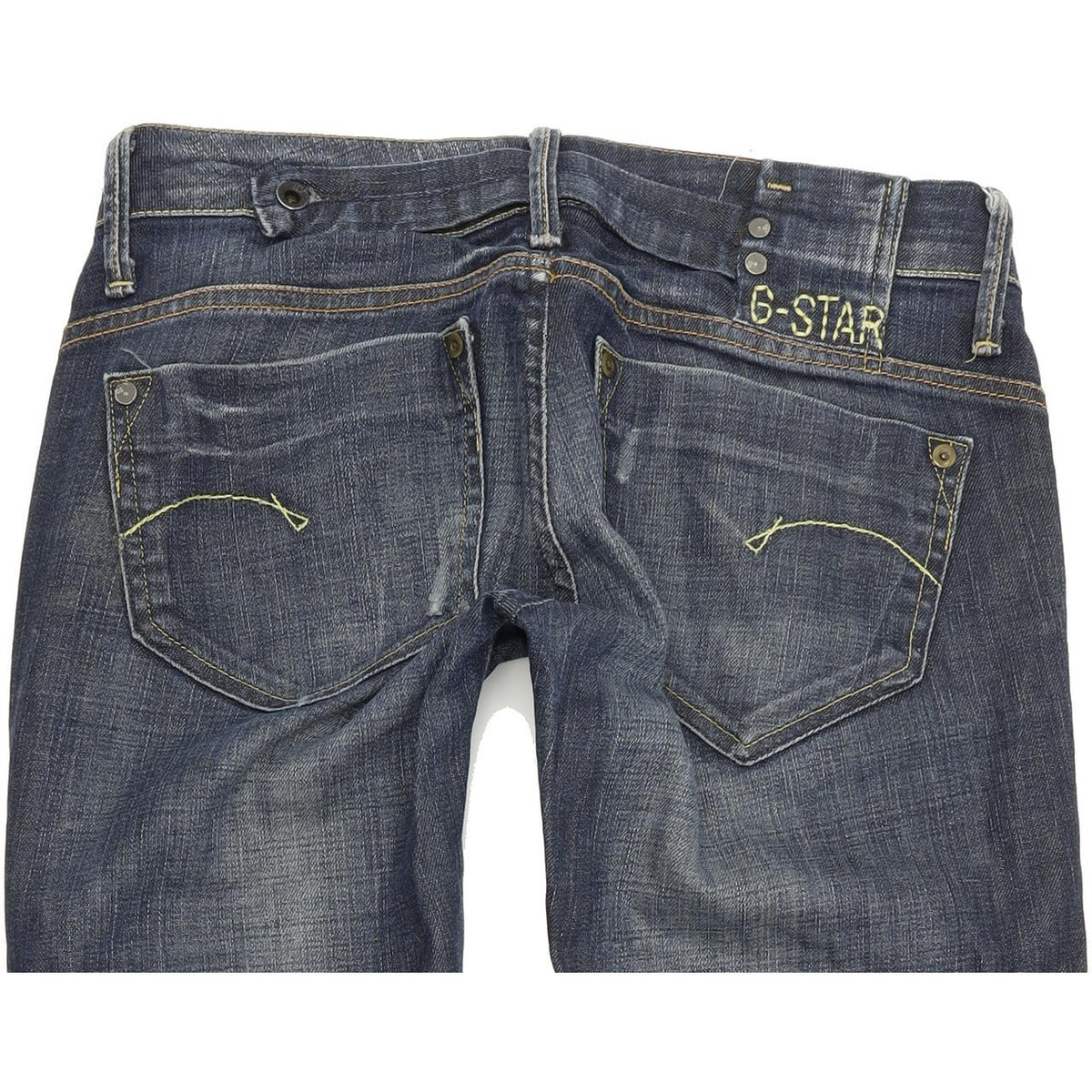 G-Star Midge Women Blue Straight Regular Stretch Jeans W29 L33
