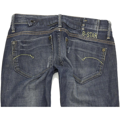 G-Star Midge Women Blue Straight Regular Stretch Jeans W29 L33