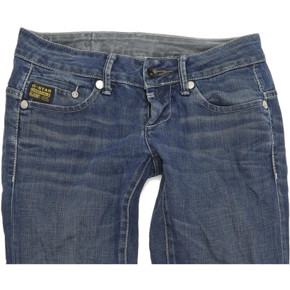 G-Star Midge Women Blue Straight Regular Stretch Jeans W25 L32