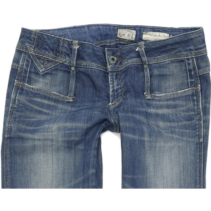 G-Star Cube Women Blue Skinny Slim Stretch Jeans W29 L32
