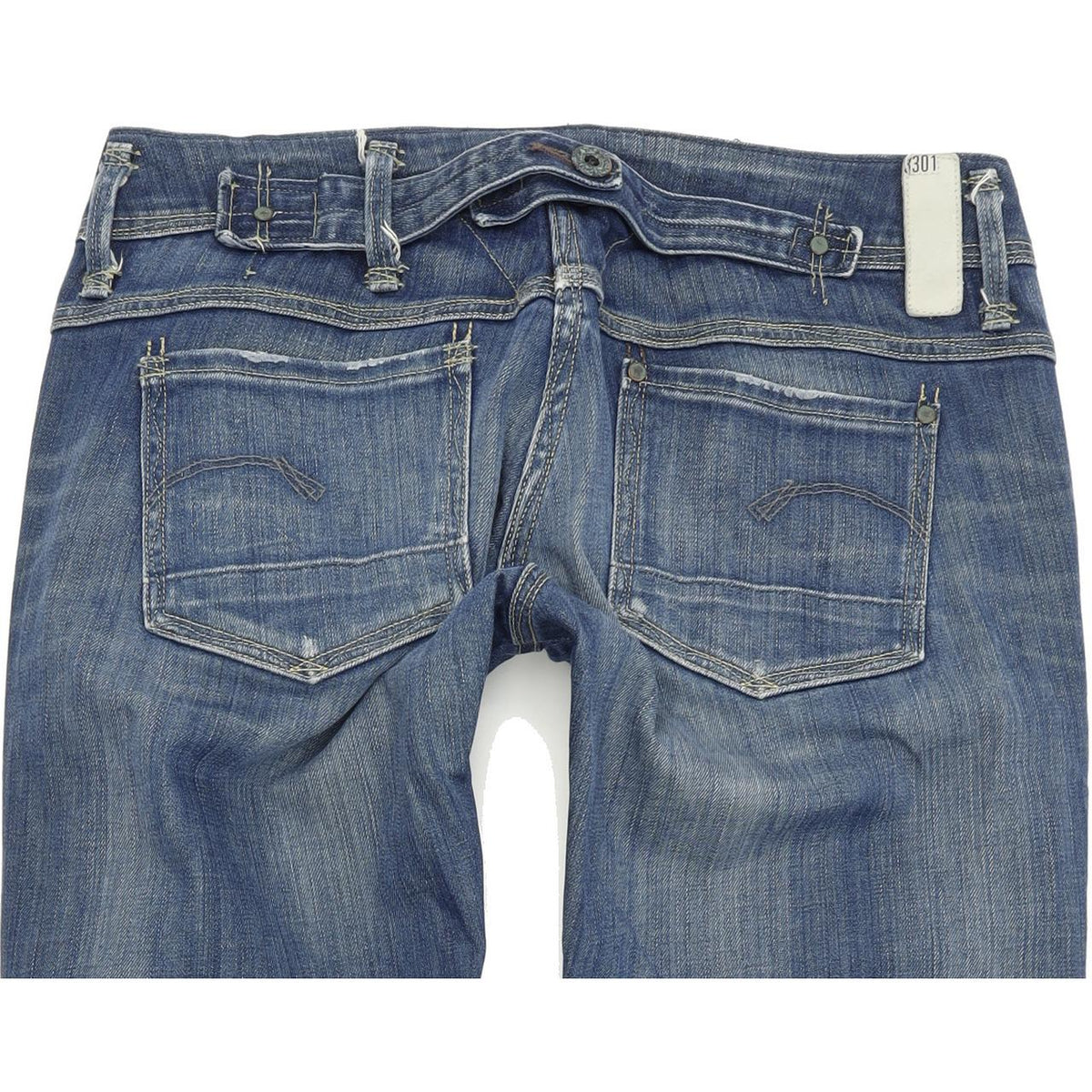 G-Star Cube Women Blue Skinny Slim Stretch Jeans W29 L32
