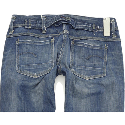 G-Star Cube Women Blue Skinny Slim Stretch Jeans W29 L32