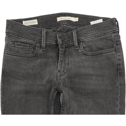 Levi's 710 Women Grey Skinny Slim Stretch Jeans W27 L30
