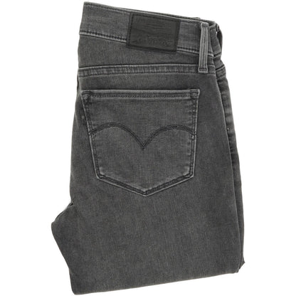 Levi's 710 Women Grey Skinny Slim Stretch Jeans W27 L30