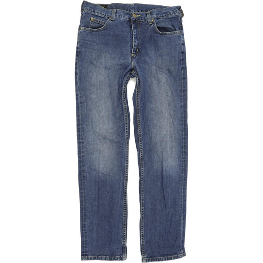 Lee Chicago Men Blue Straight Regular Jeans W32 L32