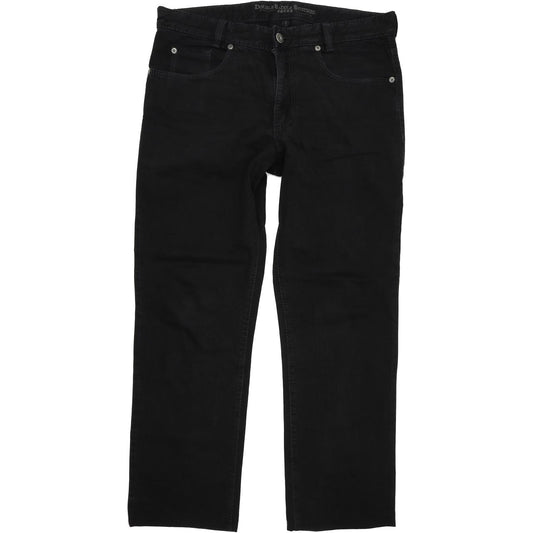 Joker Double Saddle Stitched Men Black Straight Regular Jeans W36 L31