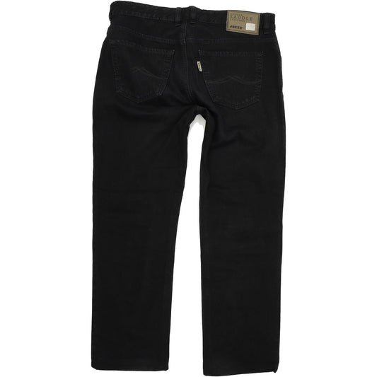 Joker Double Saddle Stitched Men Black Straight Regular Jeans W36 L31