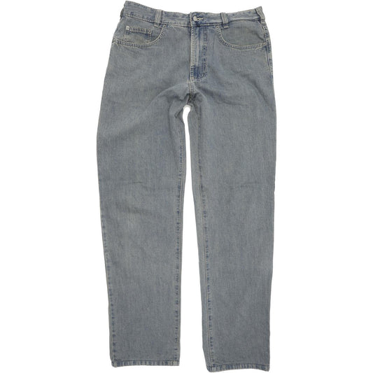 Joker Double Saddle Stitched Men Blue Straight Regular Jeans W34 L34