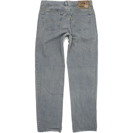 Joker Double Saddle Stitched Men Blue Straight Regular Jeans W34 L34