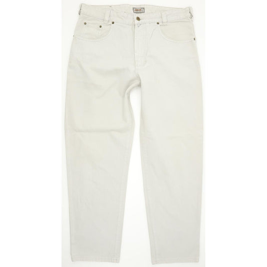 Joker Three Famous Tailors Men Beige Straight Regular Jeans W36 L30