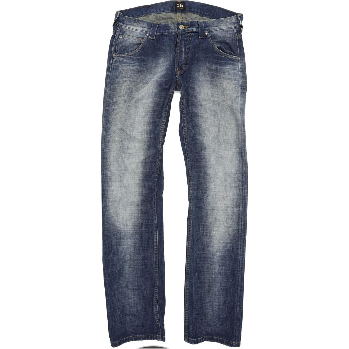 Wrangler Flint Men Blue Straight Regular Jeans W33 L36