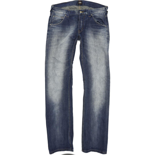 Wrangler Flint Men Blue Straight Regular Jeans W33 L36