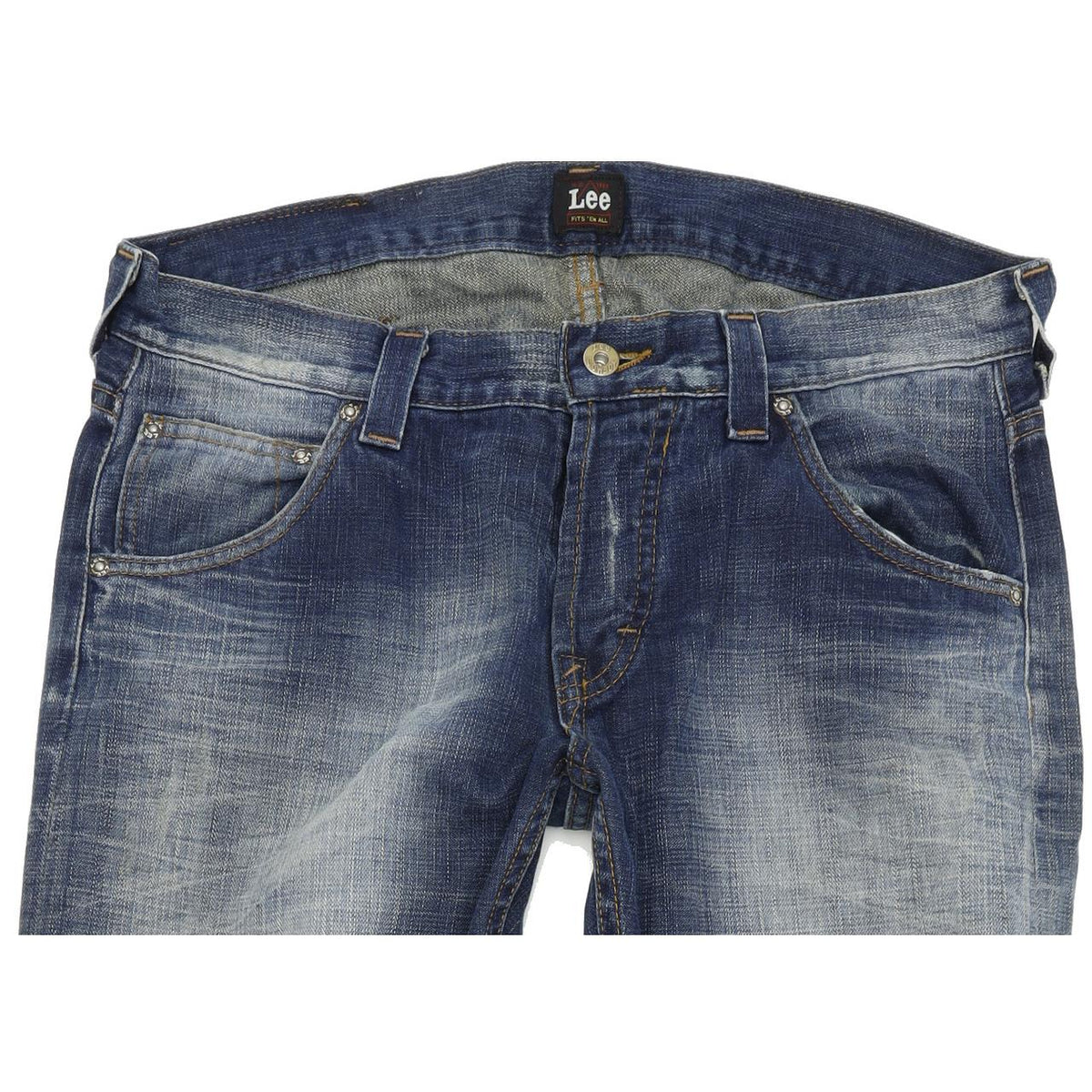 Wrangler Flint Men Blue Straight Regular Jeans W33 L36