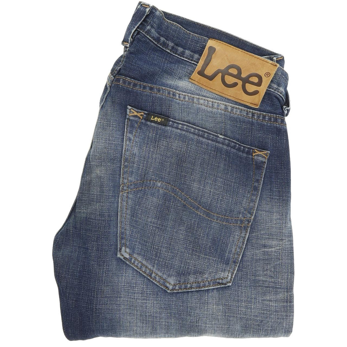 Wrangler Flint Men Blue Straight Regular Jeans W33 L36