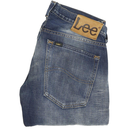 Wrangler Flint Men Blue Straight Regular Jeans W33 L36