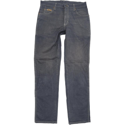 Wrangler Texas Men Blue Straight Regular Stretch Jeans W32 L34