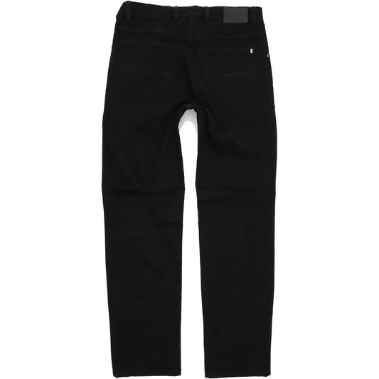 Pioneer Peter Men Black Straight Regular Stretch Jeans W33 L32
