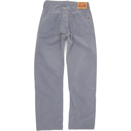 Replay Men Grey Straight Regular Jeans W30 L30
