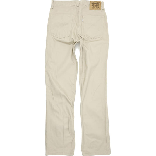 Levi's 566 Men Beige Straight Regular Jeans W32 L34