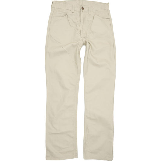 Levi's 566 Men Beige Straight Regular Jeans W33 L34