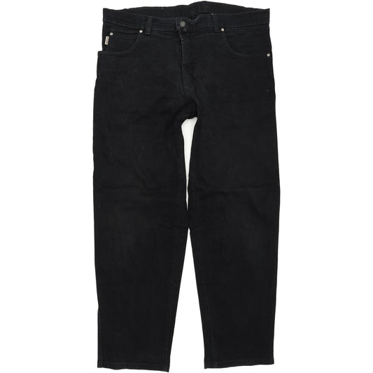Pioneer Men Black Straight Regular Stretch Jeans W38 L30