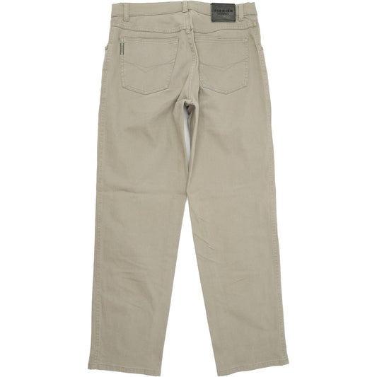 Pioneer Men Beige Straight Regular Stretch Jeans W32 L32