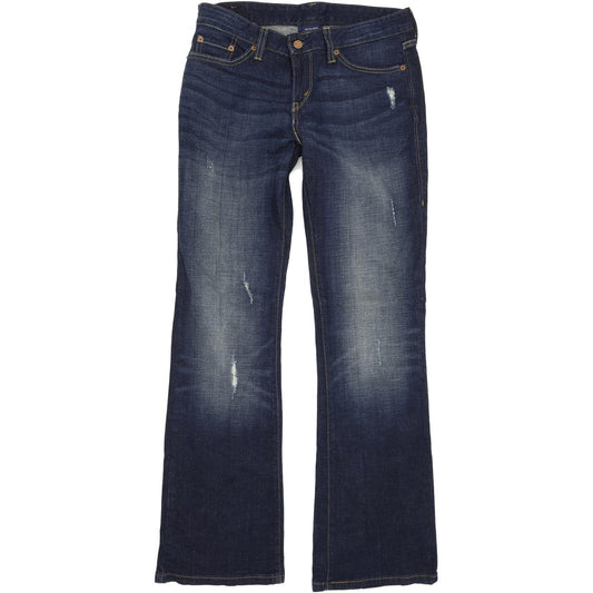 Levi's 553 Women Blue Bootcut Regular Stretch Jeans W28 L32
