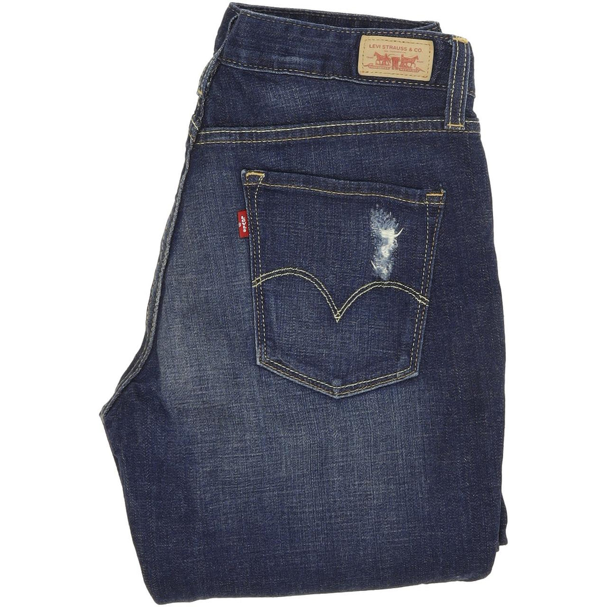 Levi's 553 Women Blue Bootcut Regular Stretch Jeans W28 L32