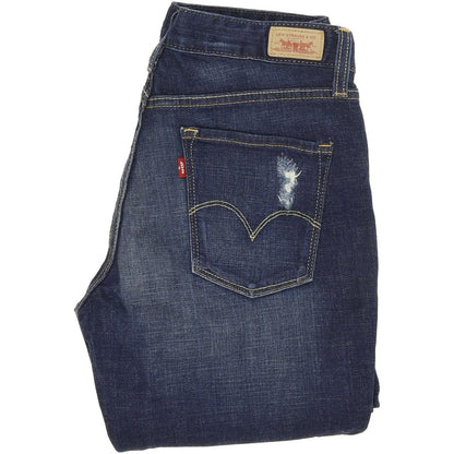 Levi's 553 Women Blue Bootcut Regular Stretch Jeans W28 L32