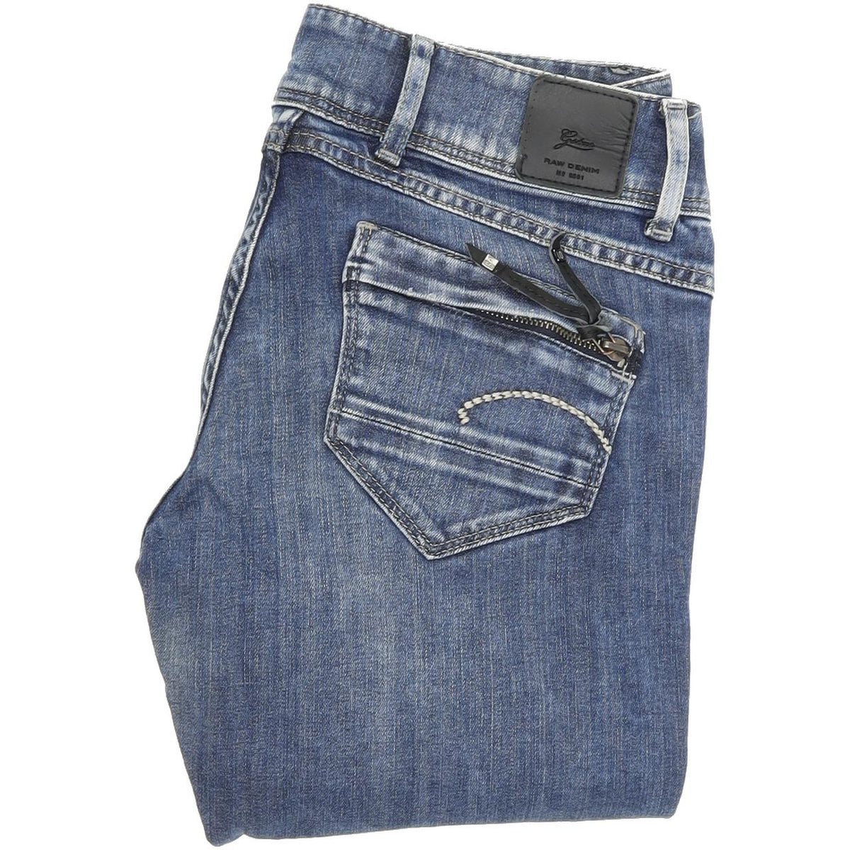 G-Star Midge Cody Women Blue Skinny Slim Stretch Jeans W27 L32