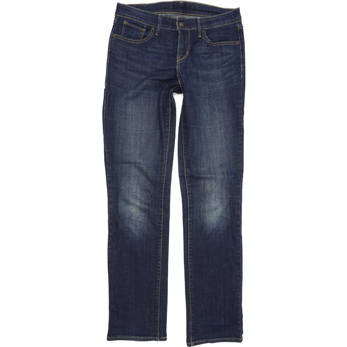 Levi's Women Blue Straight Regular Stretch Jeans W30 L34