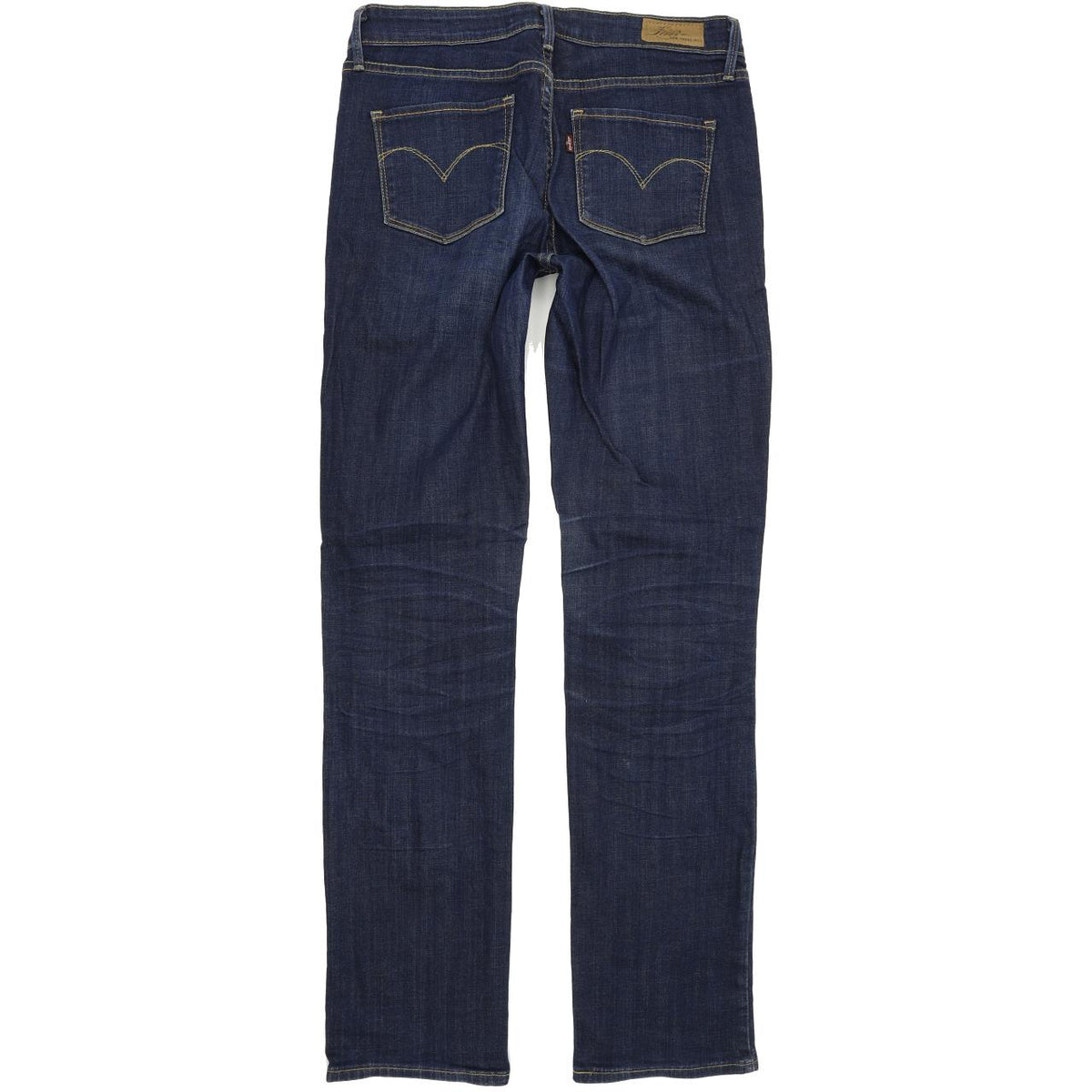 Levi's Women Blue Straight Regular Stretch Jeans W30 L34