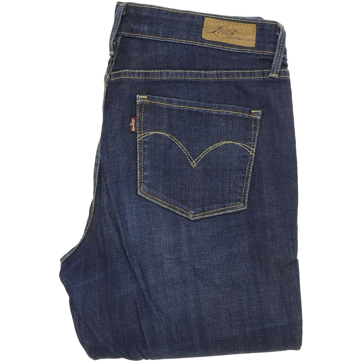 Levi's Women Blue Straight Regular Stretch Jeans W30 L34