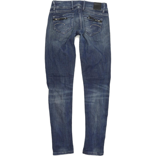 G-Star Midge Cody Women Blue Skinny Slim Stretch Jeans W25 L32