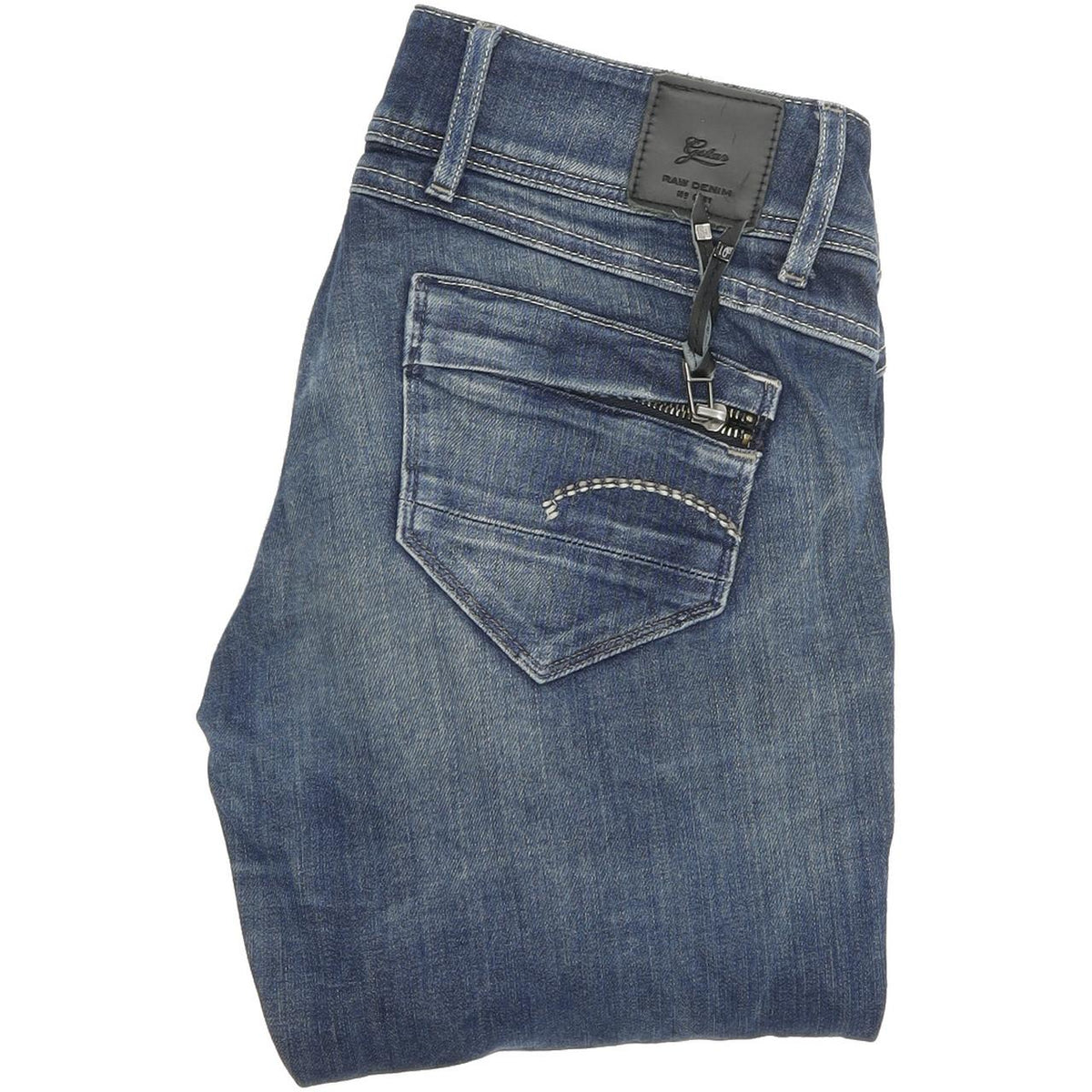 G-Star Midge Cody Women Blue Skinny Slim Stretch Jeans W25 L32