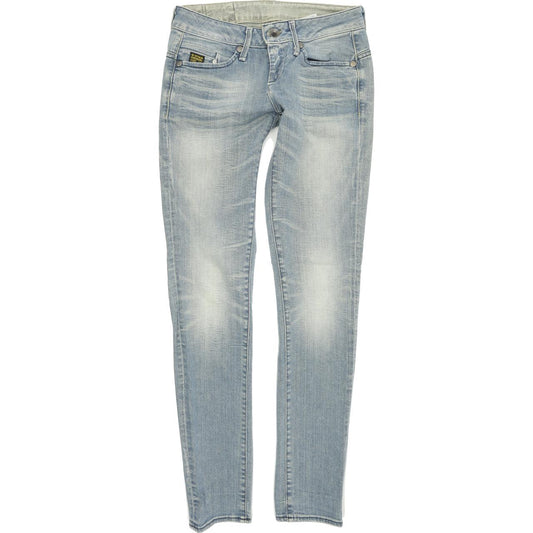 G-Star Midge  Women Blue Skinny Slim Stretch Jeans W25 L32