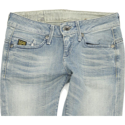 G-Star Midge  Women Blue Skinny Slim Stretch Jeans W25 L32