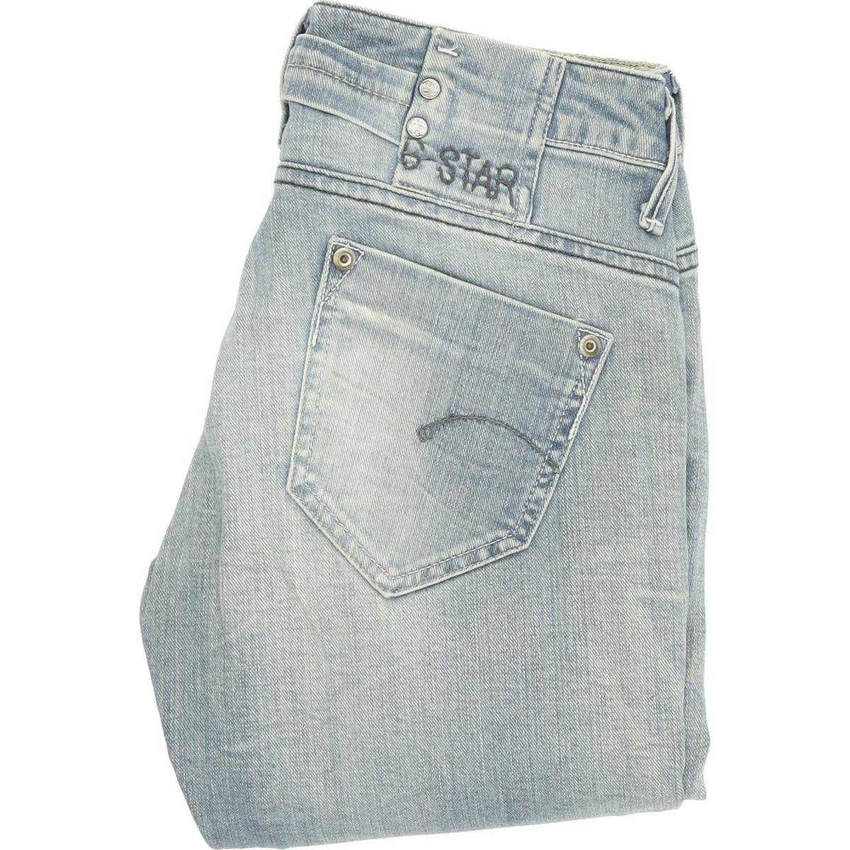 G-Star Midge  Women Blue Skinny Slim Stretch Jeans W25 L32