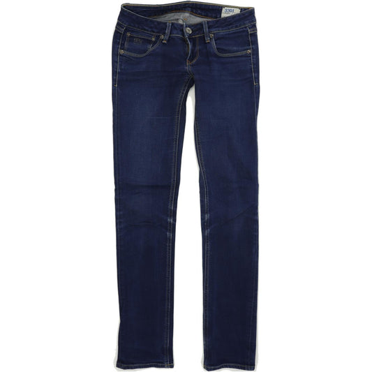 G-Star 3301 Women Blue Straight Regular Stretch Jeans W25 L32